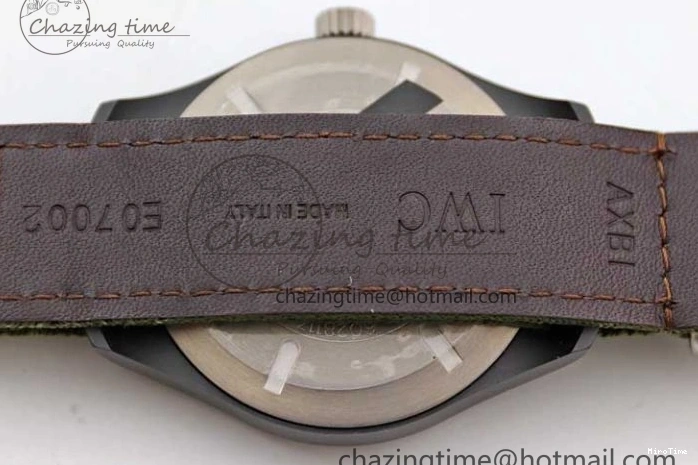 MIROTIME 0304 Packable Mark XVIII ‘TOPGUN SFTI’ Ceramic M+F Best Edition Black Dial on Green Nylon Strap 7048